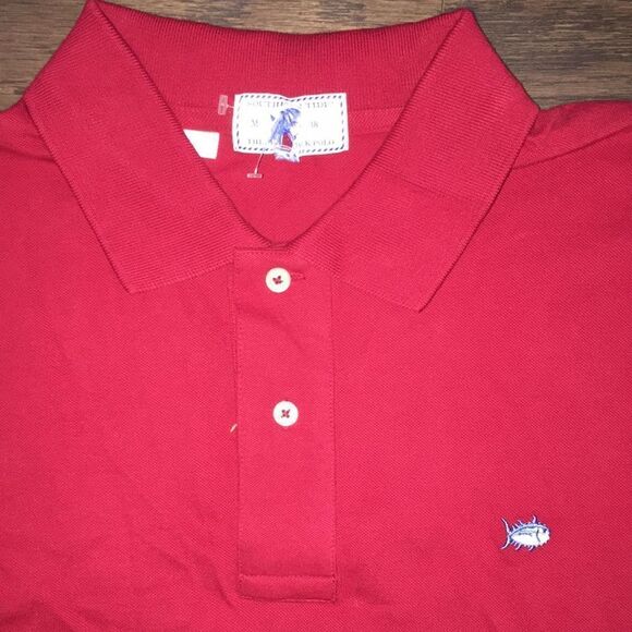 New size 38 Blend Sunday Red Southern Tide Skipjack Tuna Polo Golf Shirt M - Picture 2 of 6
